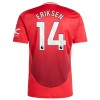 Conjunto (Camiseta+Pantalón Corto) Manchester United Eriksen 14 Primera Equipación 2024-25 - Niño